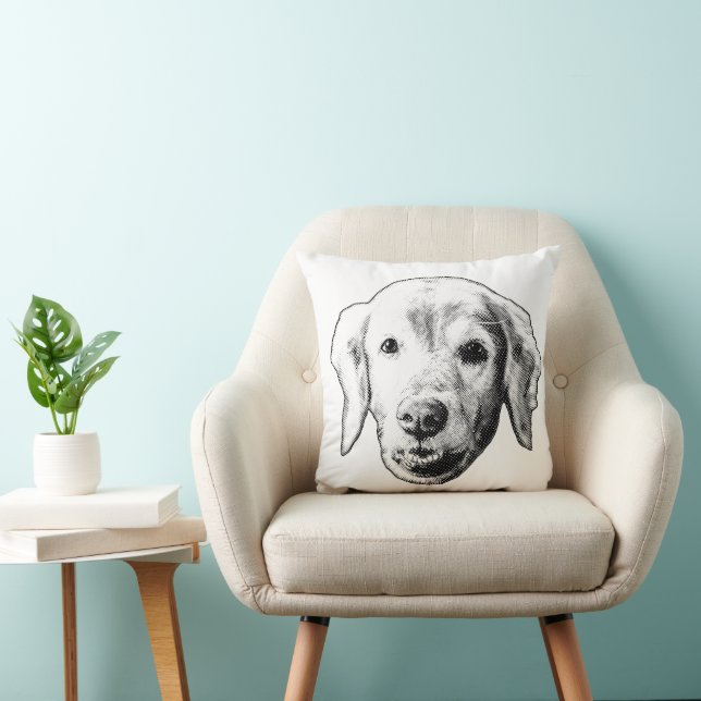 Whimsy Pup Rust Kussen (Stoel)