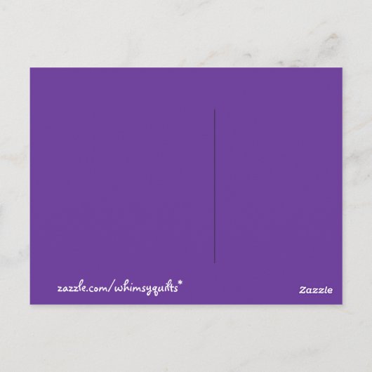 Whimsy Quilt Briefkaart (Achterkant)