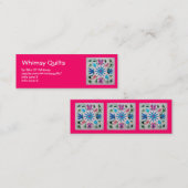 Whimsy Quilt Mini Visitekaartje (Voorkant / Achterkant)
