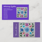 Whimsy Quilt Visitekaartje (Voorkant / Achterkant)