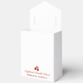 Whimsy Red She's the Cherry op Top Vrijgezellenfee Bedankdoosjes (Open)