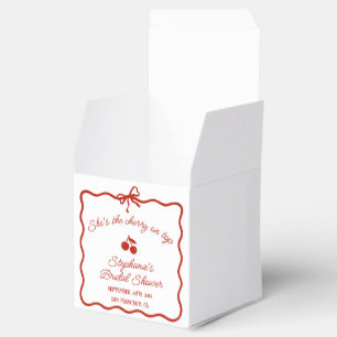 Whimsy Red Ze is de kers op het Vrijgezellenfeest Bedankdoosjes