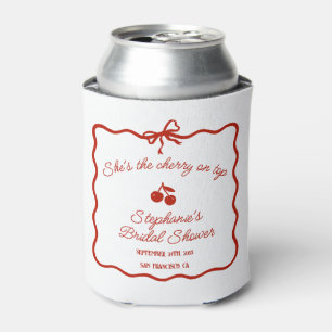 Whimsy Red Ze is de kers op het Vrijgezellenfeest Blikjeskoeler