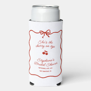 Whimsy Red Ze is de kers op het Vrijgezellenfeest Seltzer Blikjeskoeler