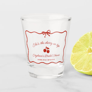 Whimsy Red Ze is de kers op het Vrijgezellenfeest Shot Glas
