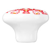 Whimsy Retro Keramische Pull Knop (Zijkant)
