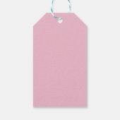 Whimsy Roos - Roze Verjaardagsharten Cadeau Labels Cadeaulabel (Achterkant)