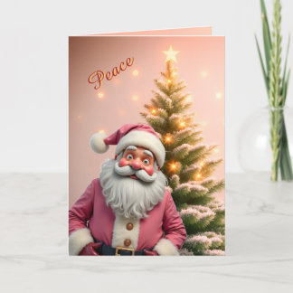 Whimsy Santa Claus Paper Christmas Kaart