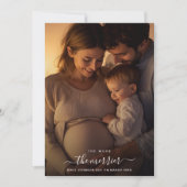 Whimsy Script Hoe meer zielen hoe meer vreugd Kers Feestdagenkaart (Voorkant)