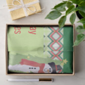 Whimsy Sneeuwman geaccentueerd Tissuepapier (Geschenk)