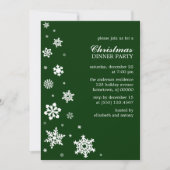 Whimsy Snowflakes Invitaties Kaart (Voorkant)