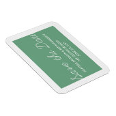 Whimsy sparen de Magnet van de Datum, Groen Magneet (Rechterzijde)