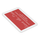 Whimsy Sparen de Magnet van de Datum, Rood Magneet (Rechterzijde)
