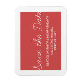 Whimsy Sparen de Magnet van de Datum, Rood Magneet (Verticaal)