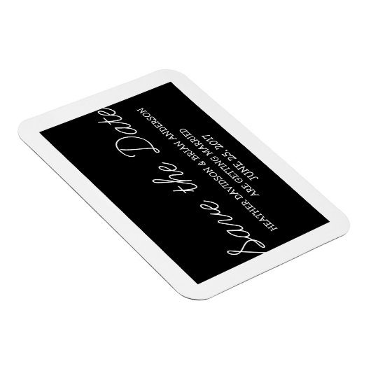 Whimsy Sparen de Magnet van de Datum, Zwart Magneet (Rechterzijde)