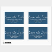 Whimsy sparen de Stickers van de Datum, Blauw (Vel)