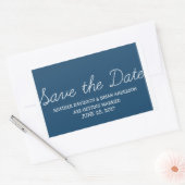 Whimsy sparen de Stickers van de Datum, Blauw (Envelop)