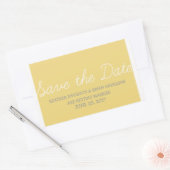 Whimsy sparen de Stickers van de Datum, Geel (Envelop)