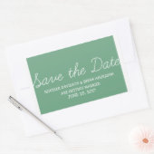 Whimsy sparen de Stickers van de Datum, Groen (Envelop)