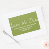 Whimsy sparen de Stickers van de Datum, Olive Gree (Envelop)
