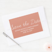 Whimsy sparen de Stickers van de Datum, Oranje (Envelop)