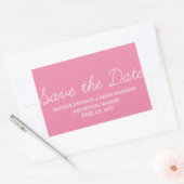 Whimsy sparen de Stickers van de Datum, Roze (Envelop)