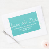 Whimsy sparen de Stickers van de Datum, Turquoise (Envelop)