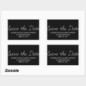 Whimsy sparen de Stickers van de Datum, Zwart (Vel)