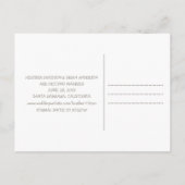 Whimsy sparen het Briefkaart van de Datum, Beige (Achterkant)