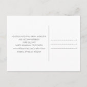 Whimsy Sparen het Briefkaart van de Datum, Grijs (Achterkant)