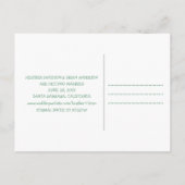 Whimsy sparen het Briefkaart van de Datum, Groen (Achterkant)