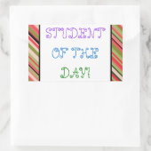 Whimsy "STUDENT VAN DE DAG!" Sticker (Tas)