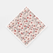 Whimsy Tulips Red Pink Servet (Hoek)