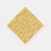 Whimsy Tulips Yellow White Servet (Hoek)