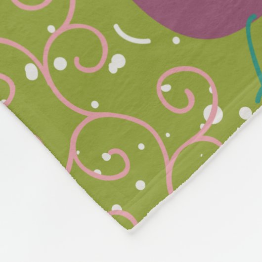 Whimsy Tweety Vogels Op Vines Fleece Deken (Hoek)