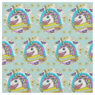 Whimsy Unicorn Fabric Stof