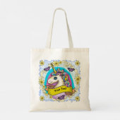 Whimsy Unicorn Tote Bag (Achterkant)