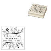 Whimsy verliest het door de hand getrokken adres v rubberstempel (Gestempeld)