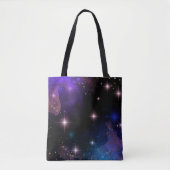 Whimsy Waterverf Celestial Scene Tote Bag (Voorkant)