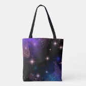 Whimsy Waterverf Celestial Scene Tote Bag (Achterkant)
