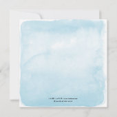 Whimsy Waterverf Wedding Map of Marthas Vineyard Save The Date (Achterkant)