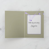 Whimsy Wildflower Kaart (Binnen)