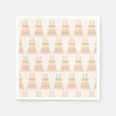 Whimsy & Wishes Birthday Cake Servet (Voorkant)