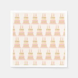 Whimsy & Wishes Birthday Cake Servet