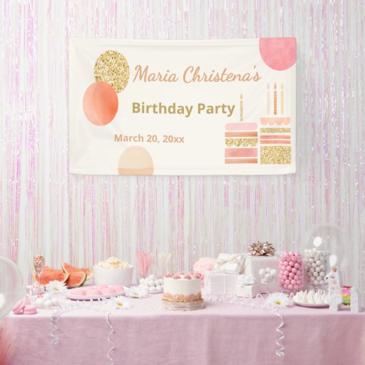 Whimsy & Wishes Birthday Party Banner (Feest)