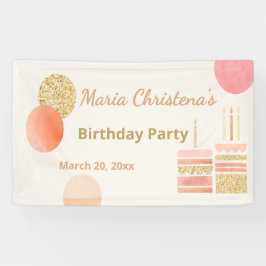 Whimsy & Wishes Birthday Party Banner