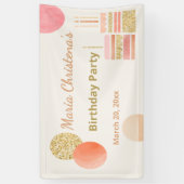 Whimsy & Wishes Birthday Party Banner (Verticaal)