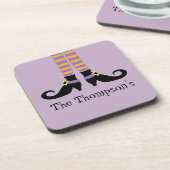 Whimsy Witch's Shoes Bier Onderzetter (Linkerzijde)