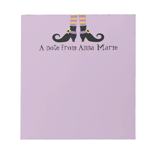 Whimsy Witch's Shoes Notitieblok (Voorkant)