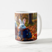 "Whimsy & Wonderland: Pixar-geïnspireerd konijntje Koffiemok (Voorkant rechts)